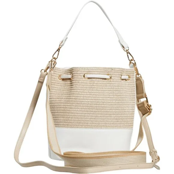 NEW Tan Moda Luxe Crossbody Bag Purse Lined Pockets NWT - Picture 3 of 8